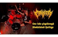 Crypta - One Take Drums Playthrough - Blood Stained Heritage - By Luana Dametto