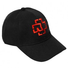 Бейсболка Rammstein лого красное