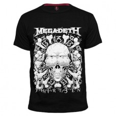 Футболка Megadeth Th1rt3en